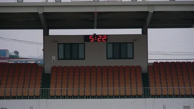 경기장 관람석 LED 시계